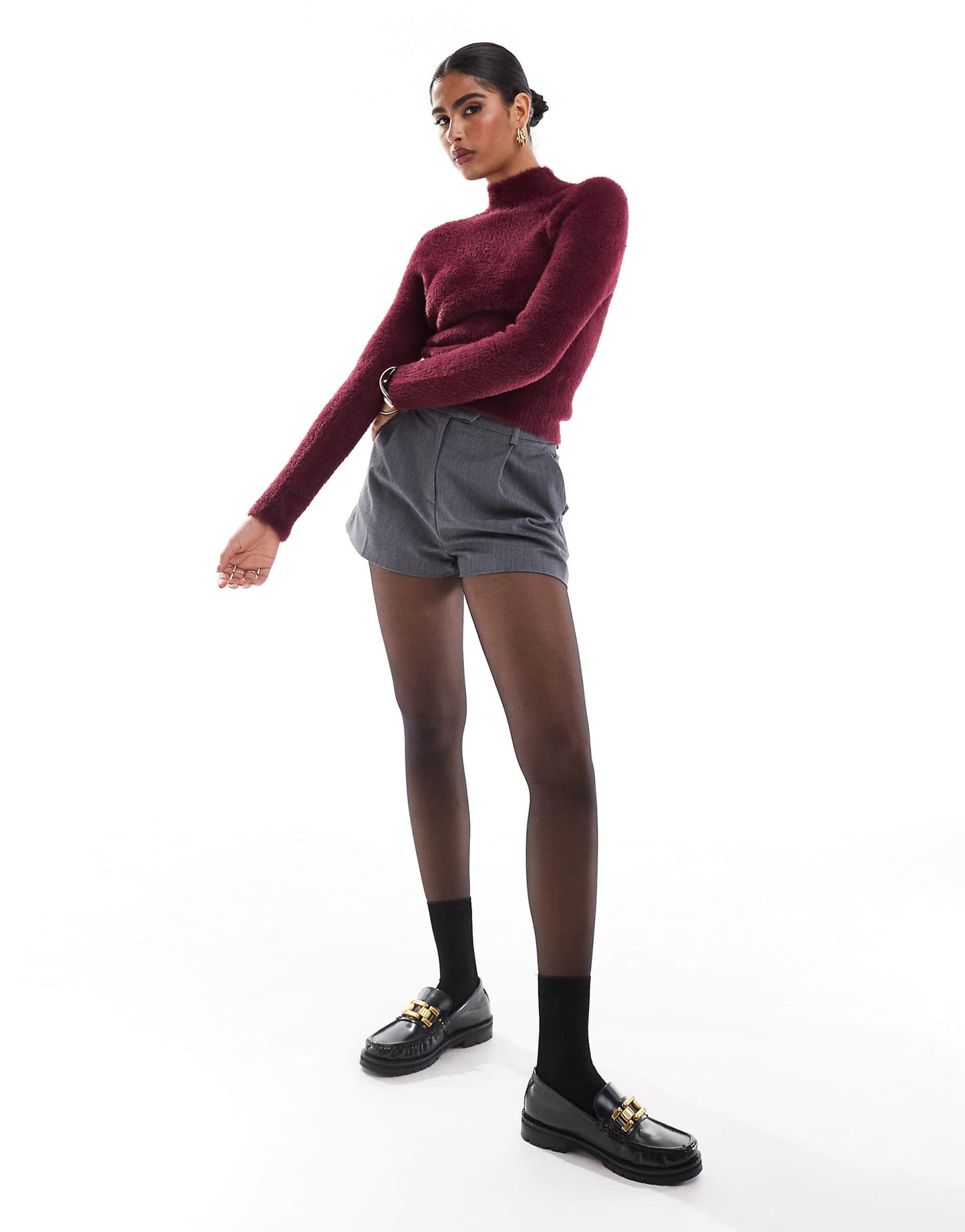Long Sleeve Lash Knitted Top