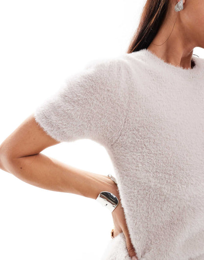 Lash Knitted Short Sleeve Top