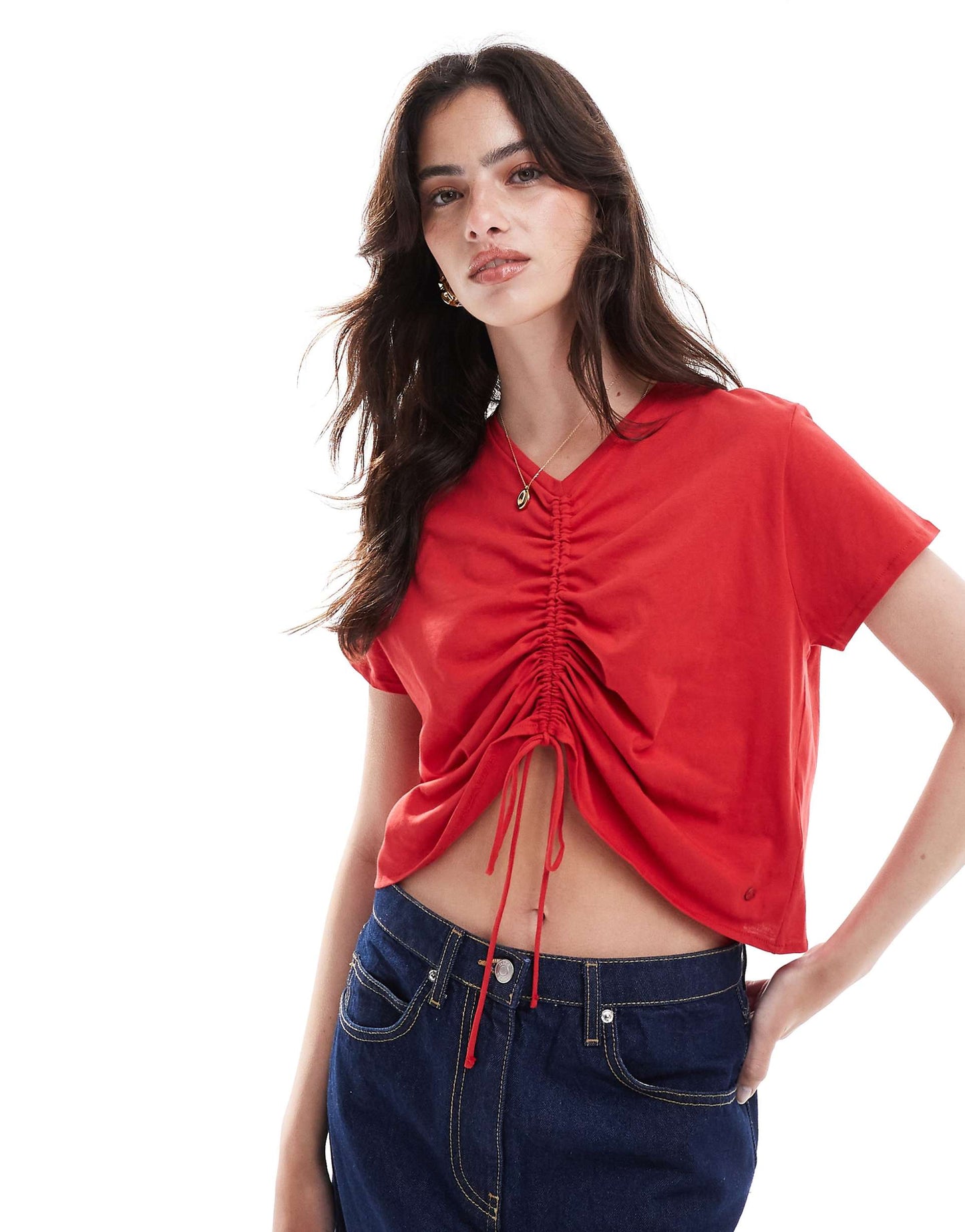 Front Gather T-Shirt