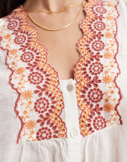 Chest Embossed Shirt