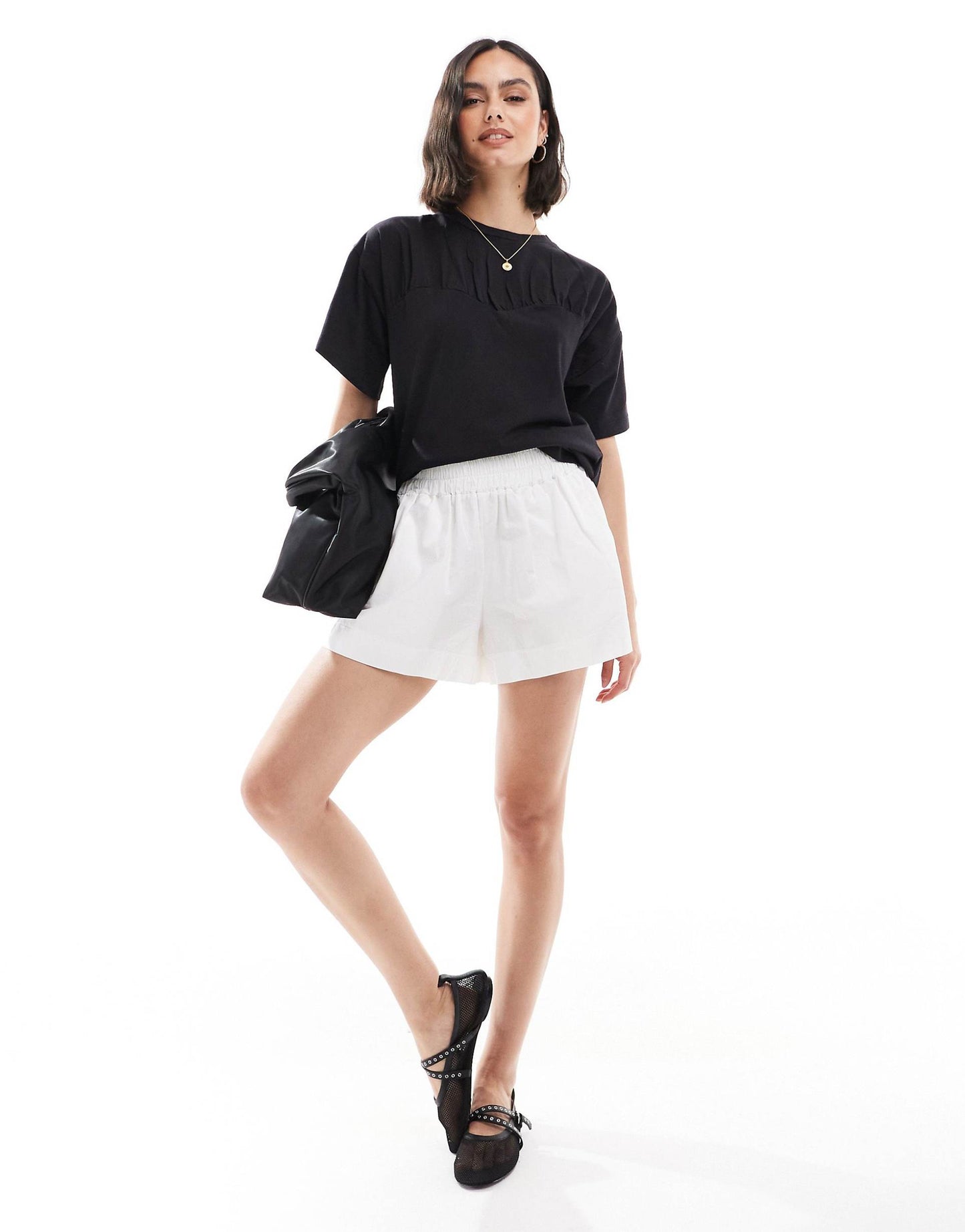 Gathered Chest T-Shirt