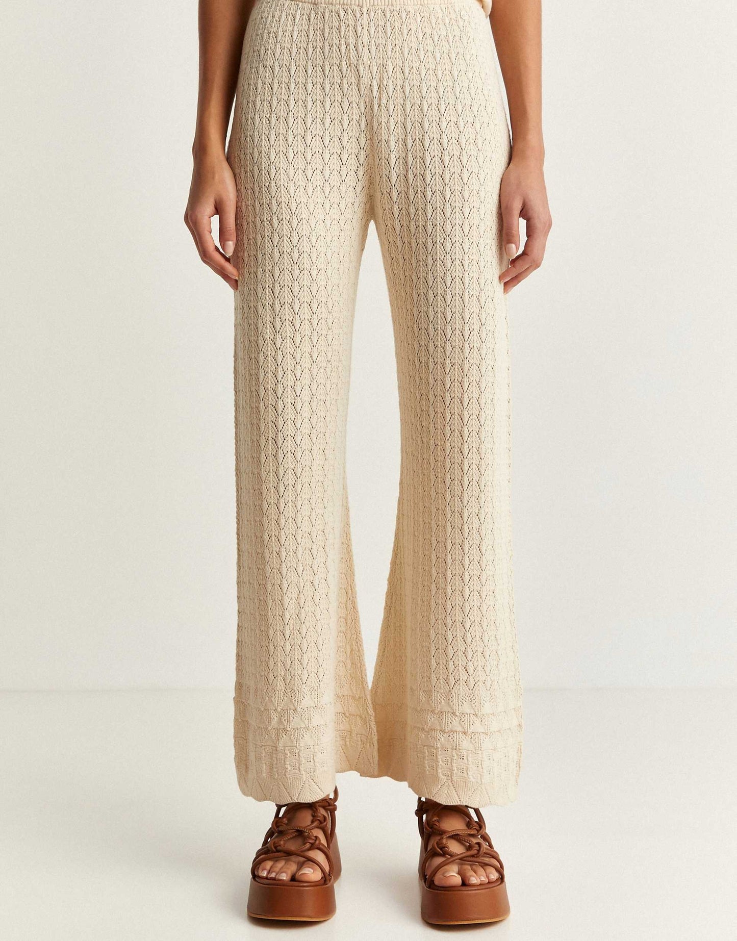 Pointelle Knit Pant