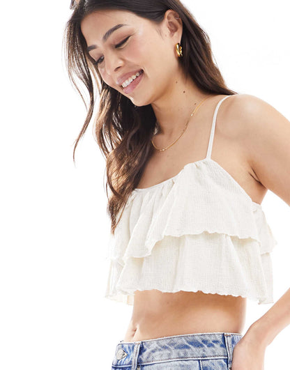 Ruffle Bra T-Shirt