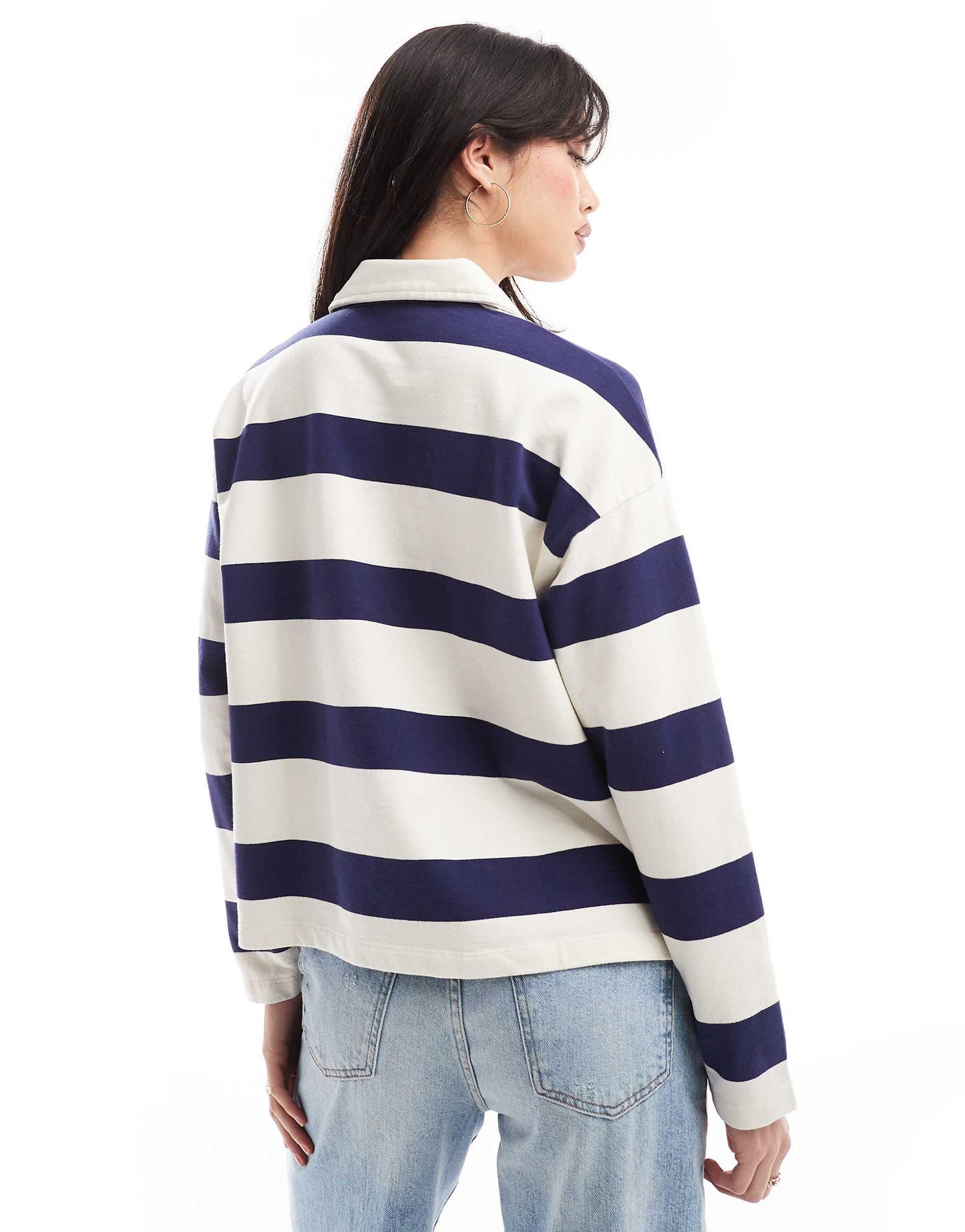 Stripes Polo Sweater