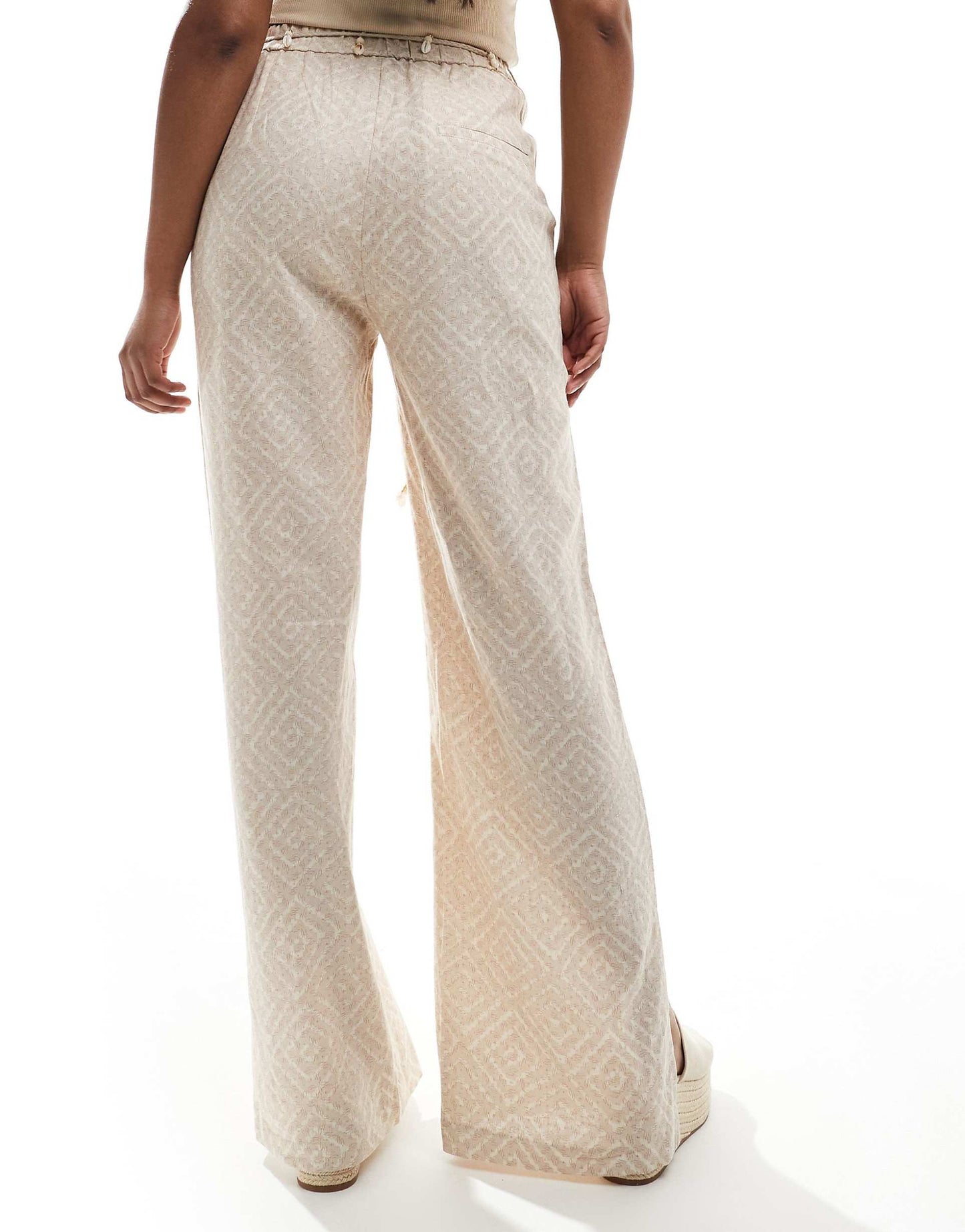 Trim Print Pant