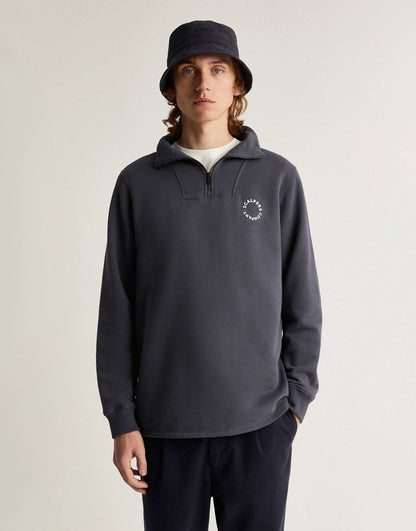V Neck Zipper Sweater