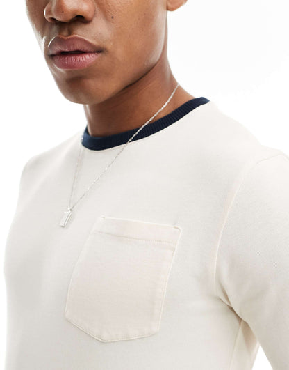 Contrast Retro T-Shirt