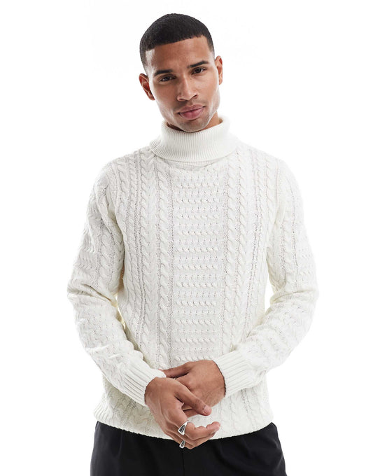 Chunky Roll Neck Knit