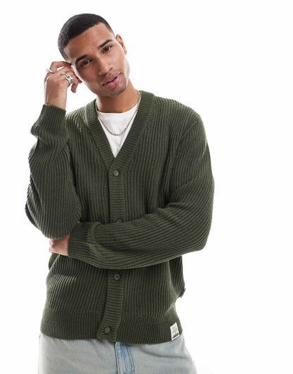 Ribbed Knit Cardigan
