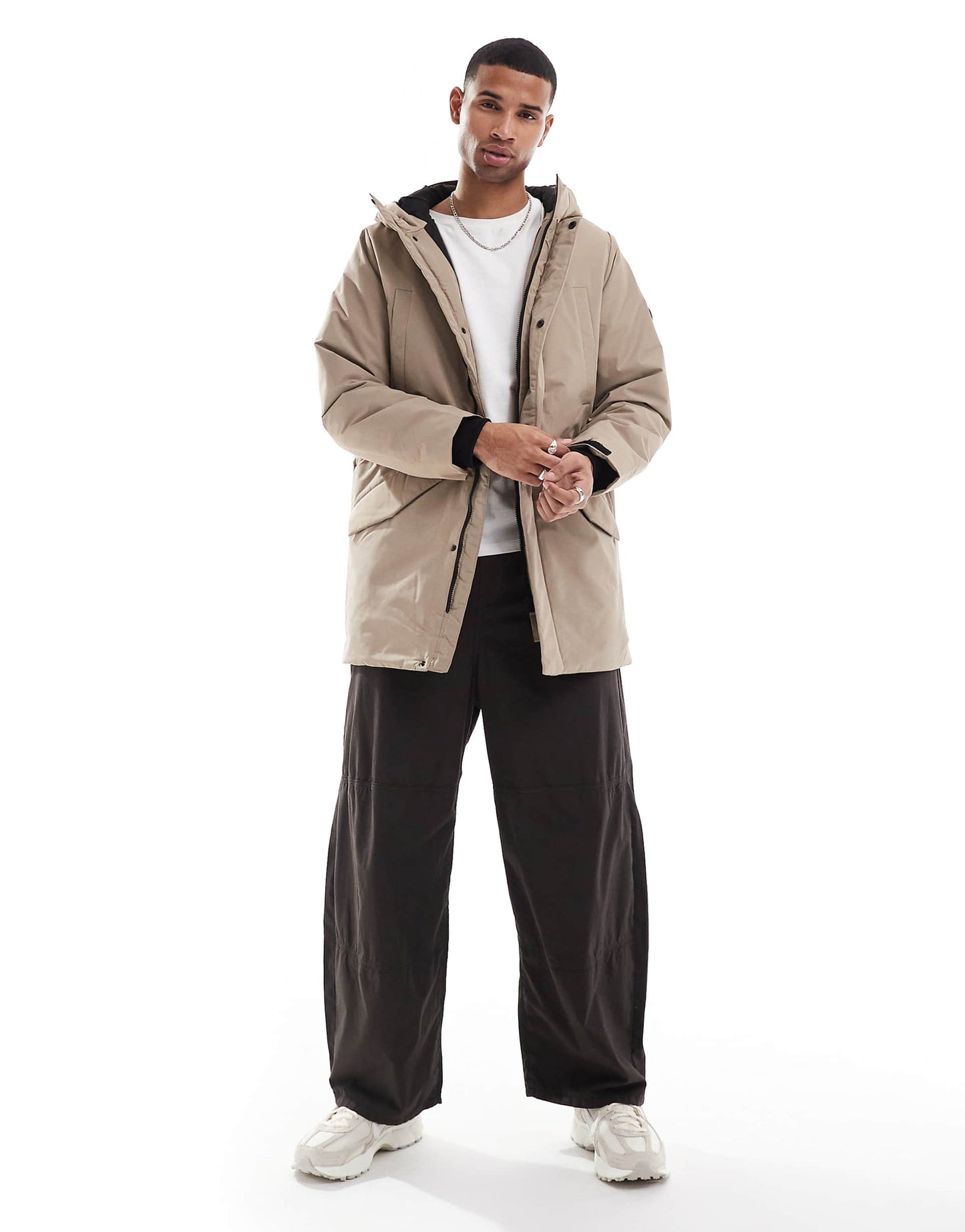 Technical Parka With Hood