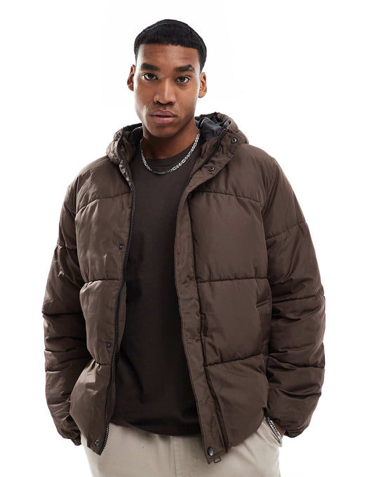 Oversize Hooded Puffer Jacket