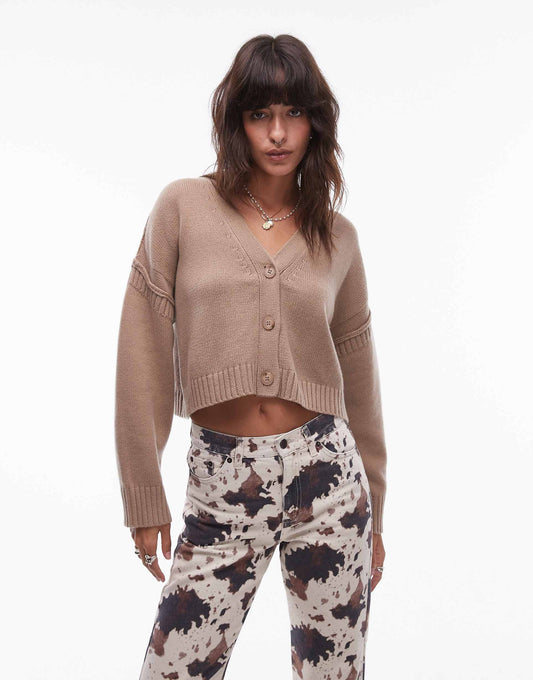 Premium Merino Wool Relaxed Cardi