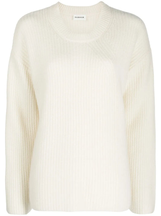 Ribbed-Knit Cashmere Jumper
