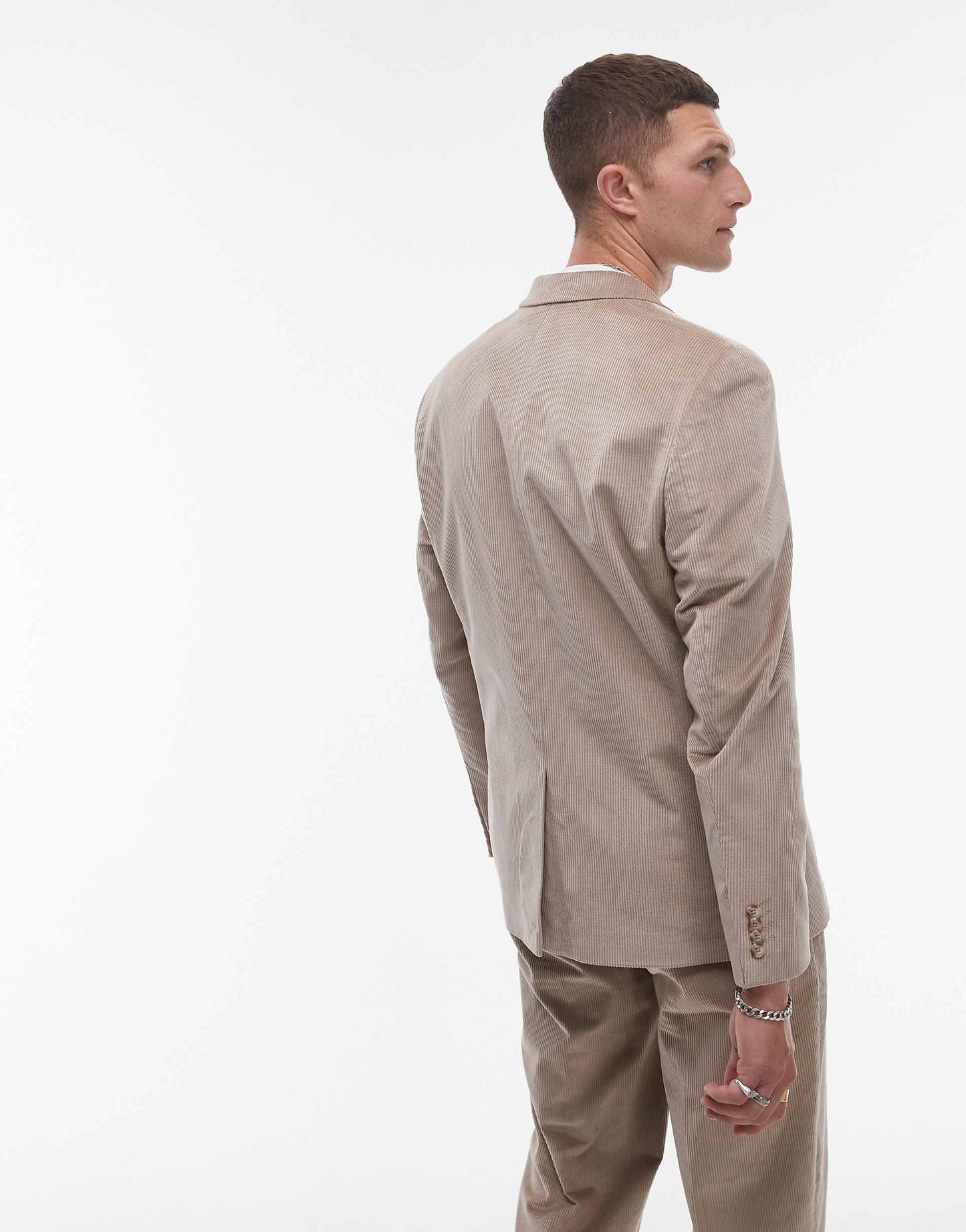 Slim Cord Suit Jacket