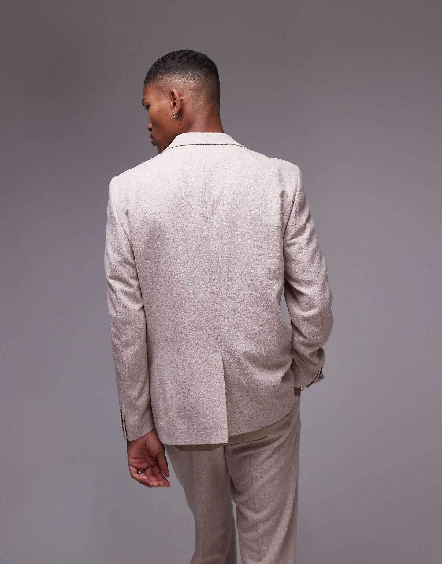 Premium Slim Wool Mix Suit Jacket