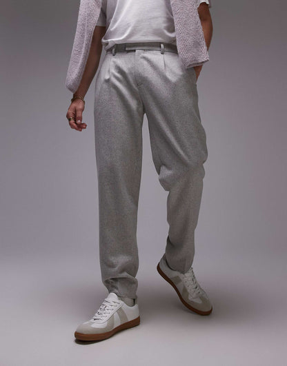 Premium Wool Mix Taper Suit Trouser