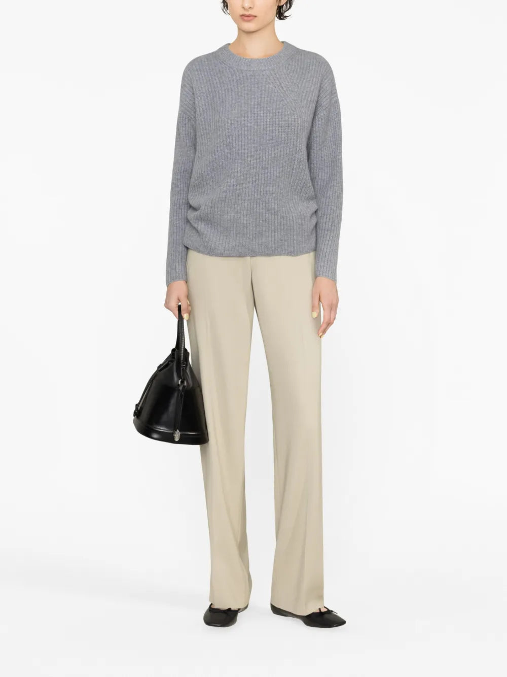 Ribbed-Knit Cashmere Jumper