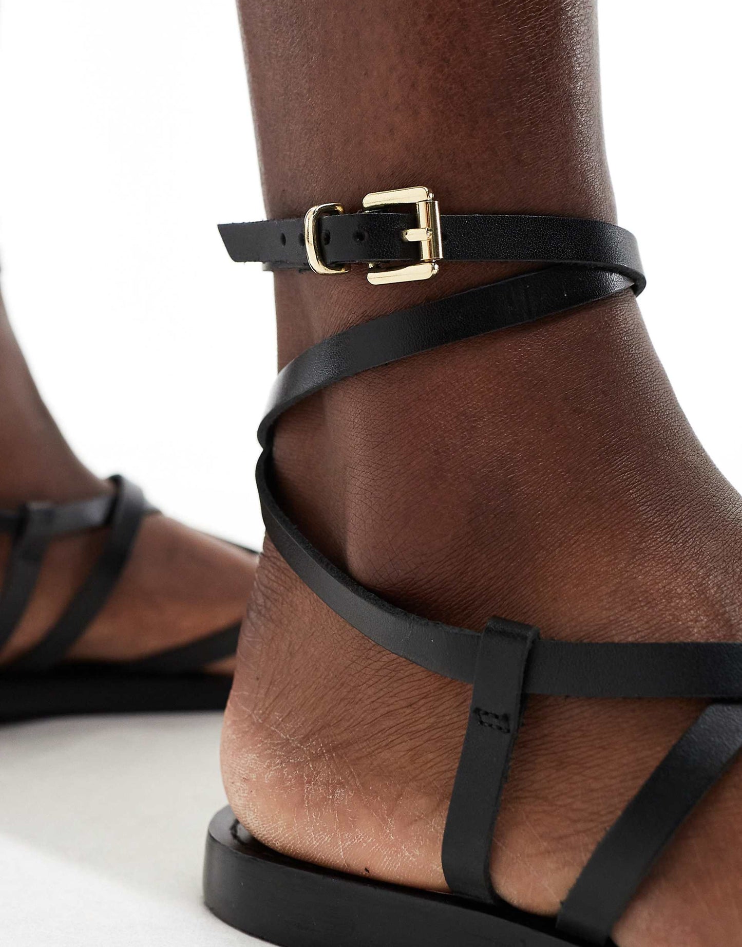 Leather Strappy Sandal