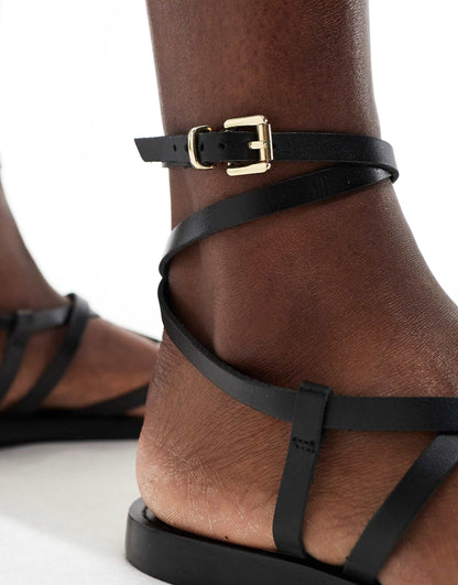 Leather Strappy Sandal