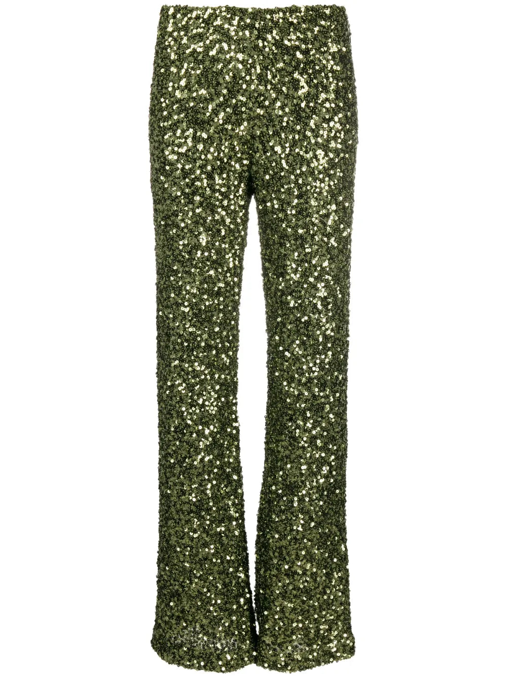 Sequin Straight-Leg Trousers