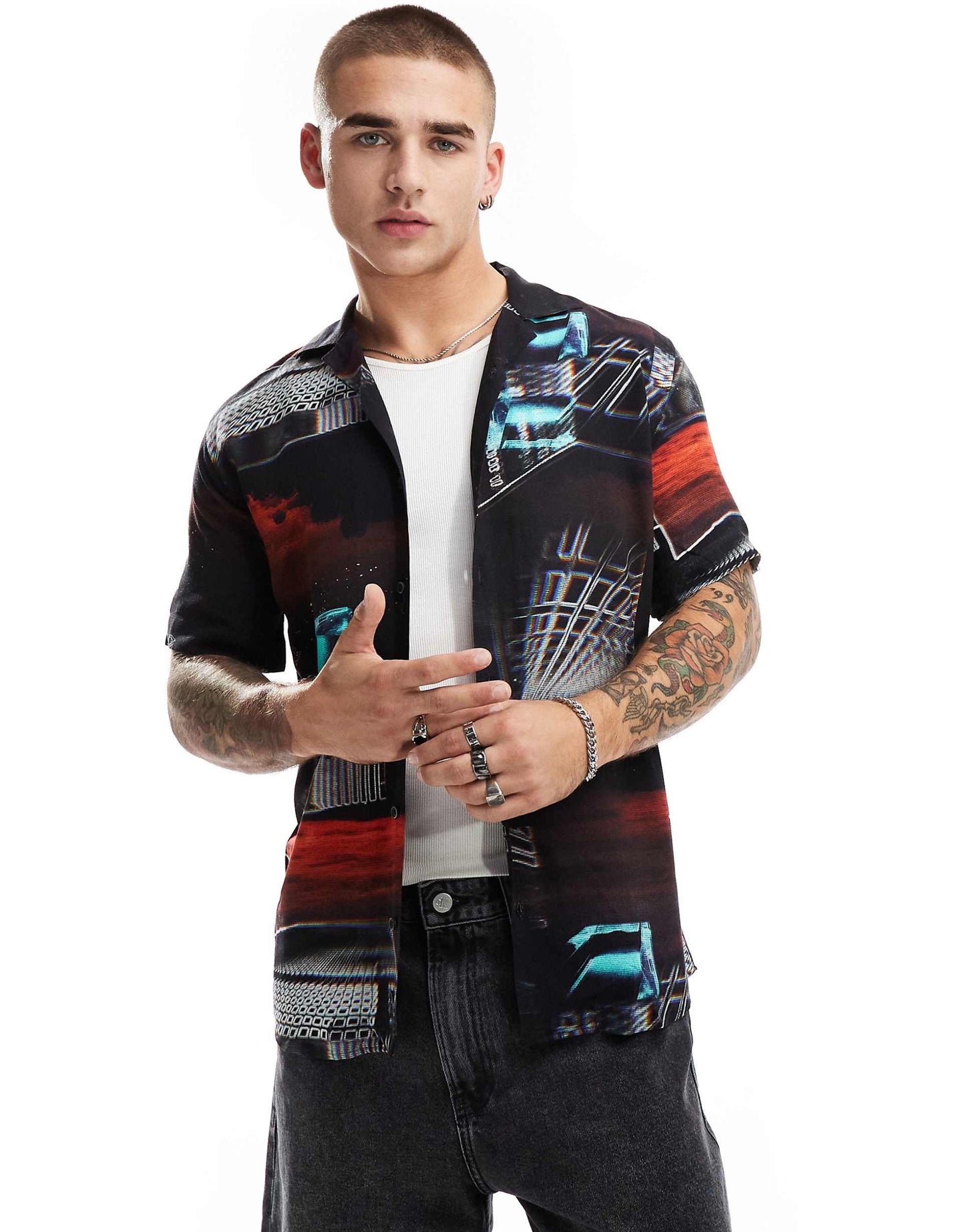 Arcade City Print Shirt