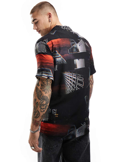 Arcade City Print Shirt