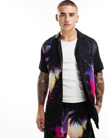 Lightning Print Shirt