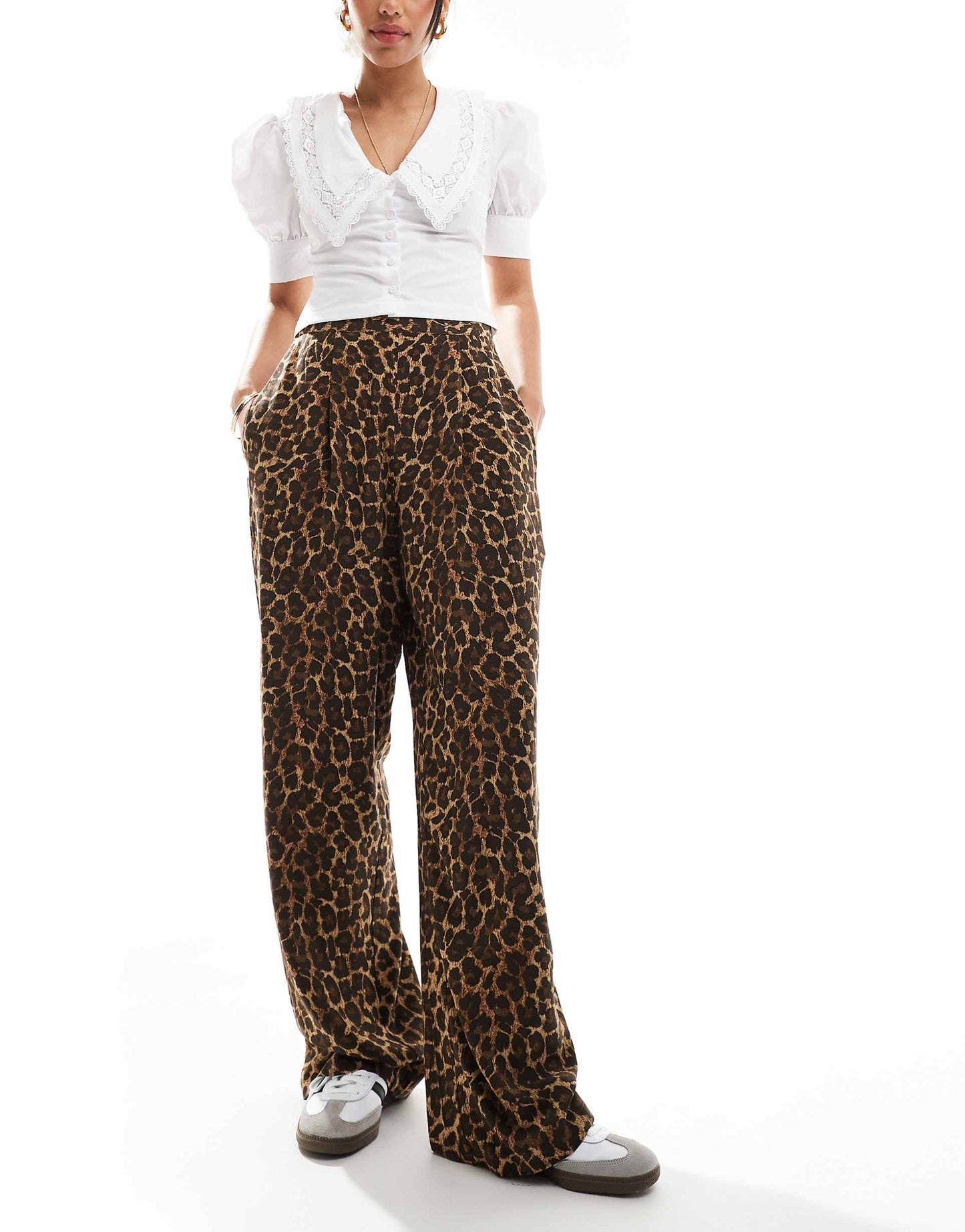 Relaxed Pull On Trousers