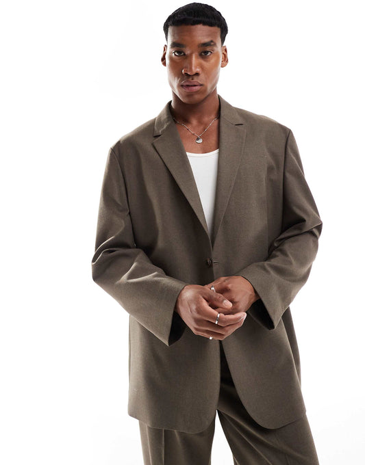 Relaxed Slouchy Suit Jacket