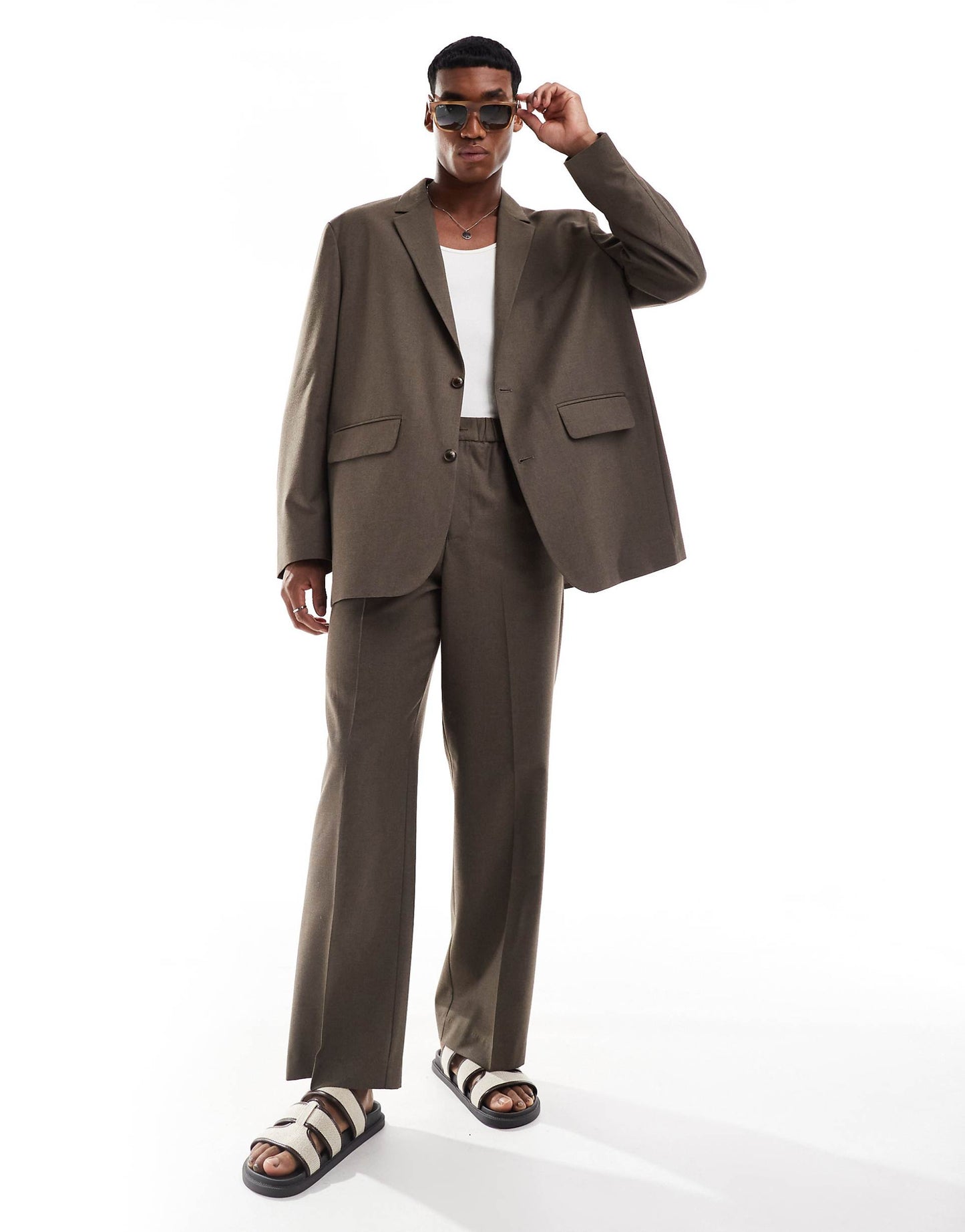 Relaxed Slouchy Suit Jacket