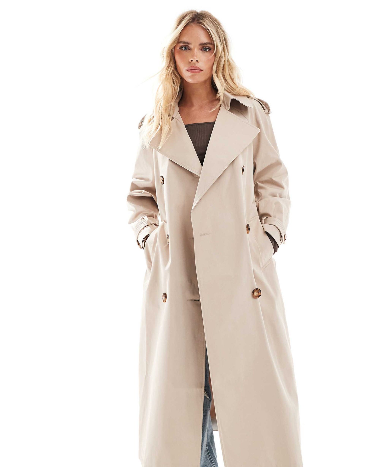 Petite Belted Trench Coat