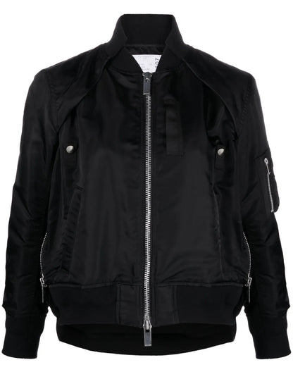 Detachable-Sleeve Bomber Jacket