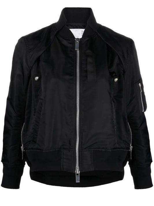 Detachable-Sleeve Bomber Jacket