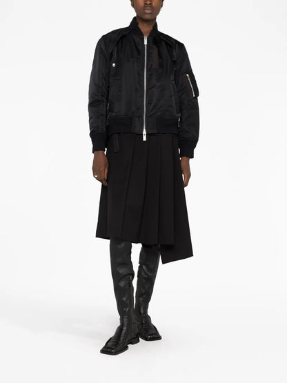 Detachable-Sleeve Bomber Jacket