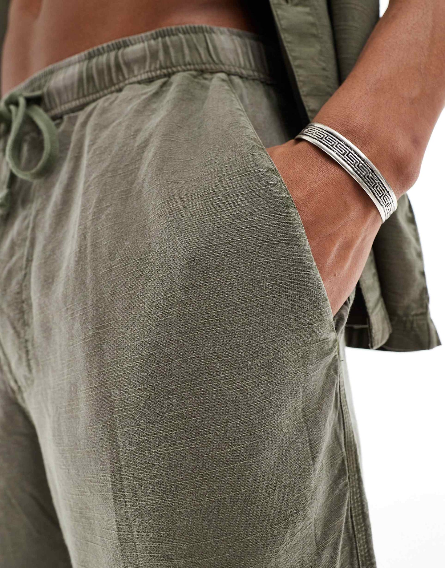 Linen Look Short Co-Ord