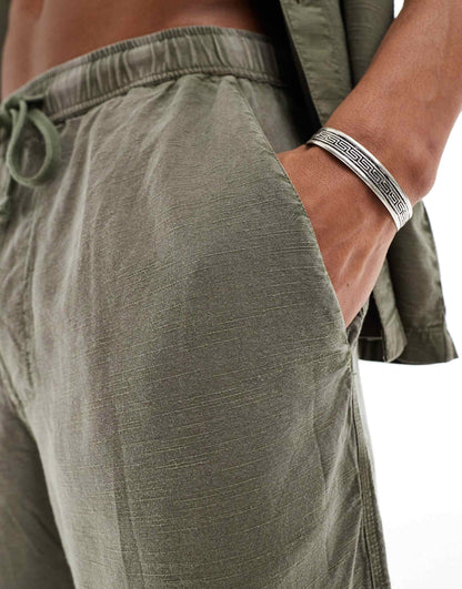 Linen Look Short Co-Ord