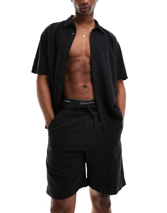 Linen Look Short Co-Ord