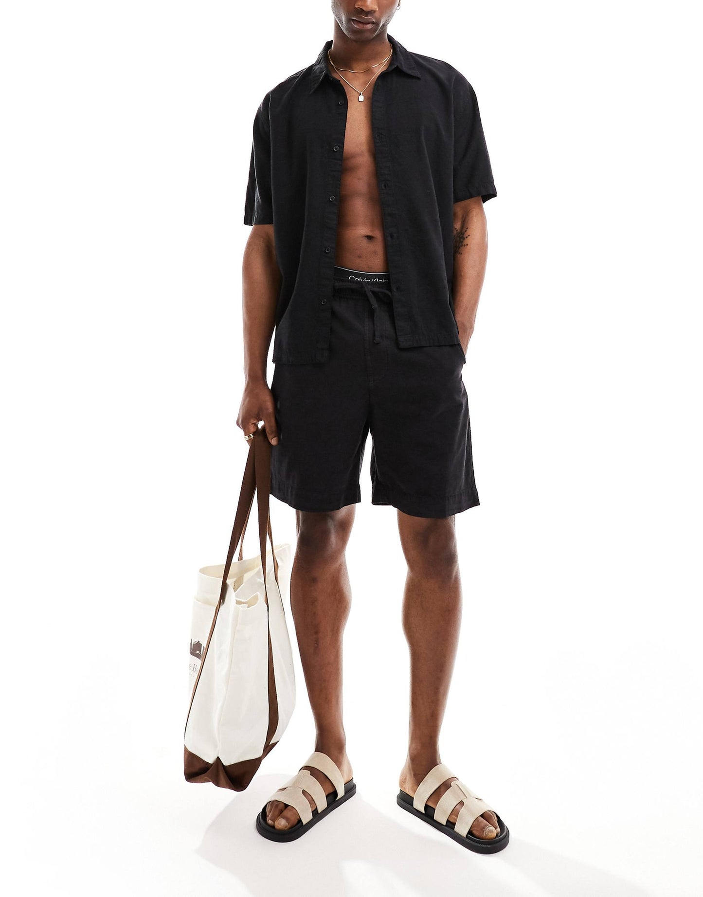Linen Look Short Co-Ord