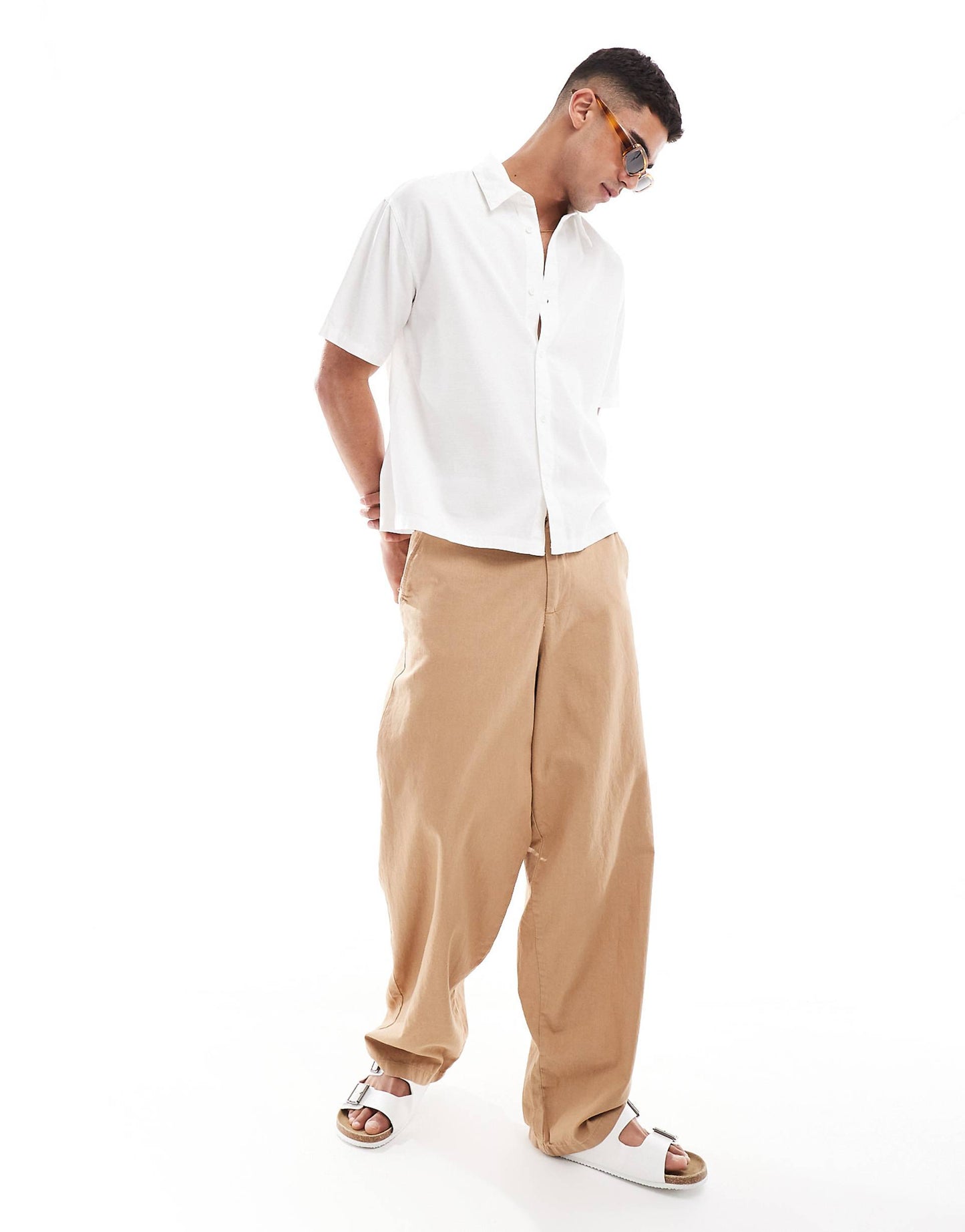 Linen Look Shirt Co-Ord