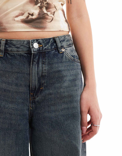 Giga Low Waisted Baggy Wide Fit Jeans