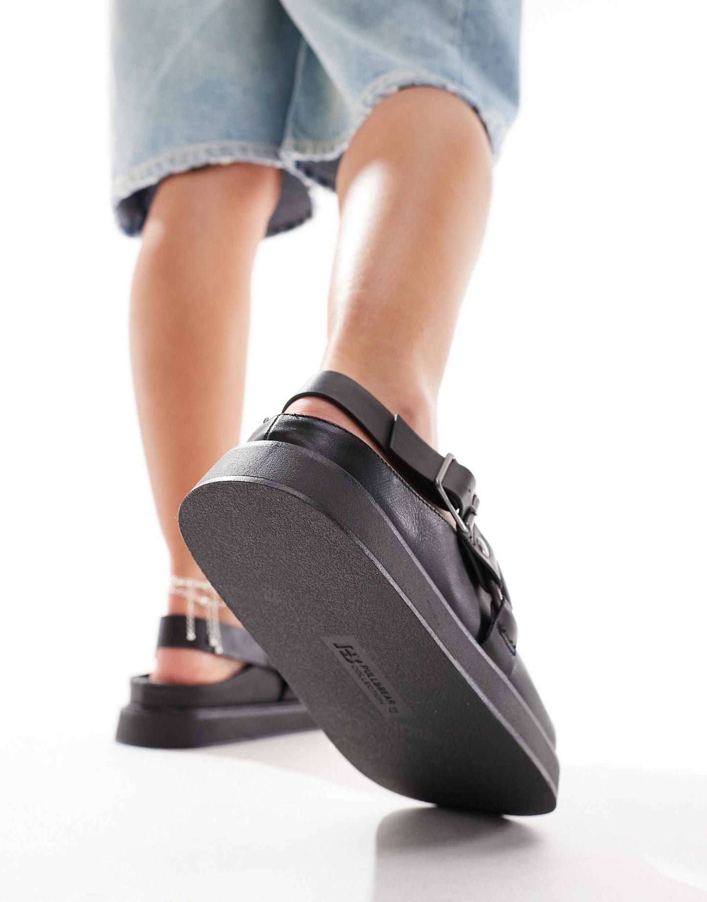 Clog With Buckle Detail Strap