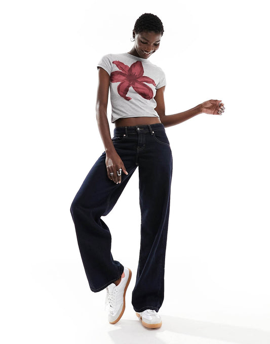 Low Rise Parallel Jeans