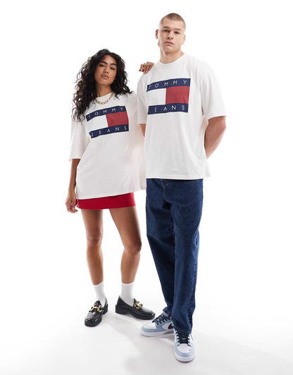 Unisex Large Flag Logo T-Shirt