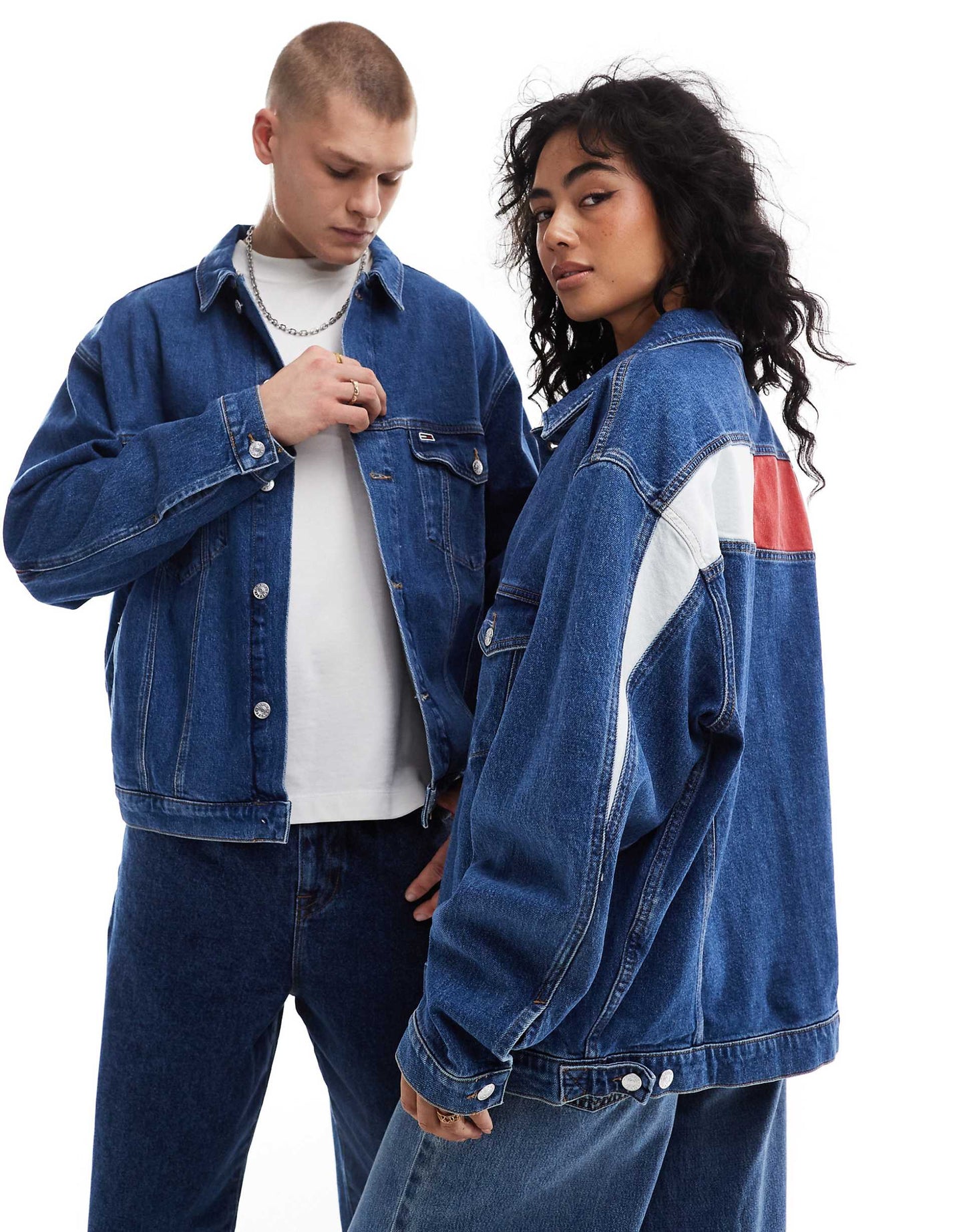 Aiden Unisex Denim Trucker Jacket