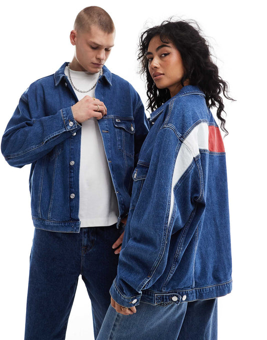 Aiden Unisex Denim Trucker Jacket