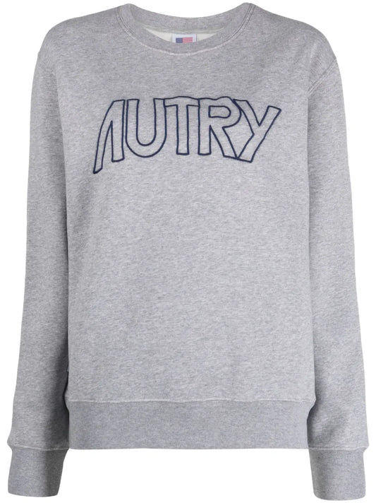 Embroidered-Logo Cotton Sweatshirt