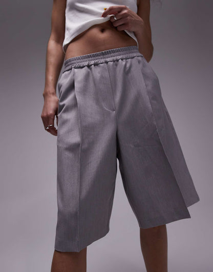 Smart Longline Tailored Jogger Shorts