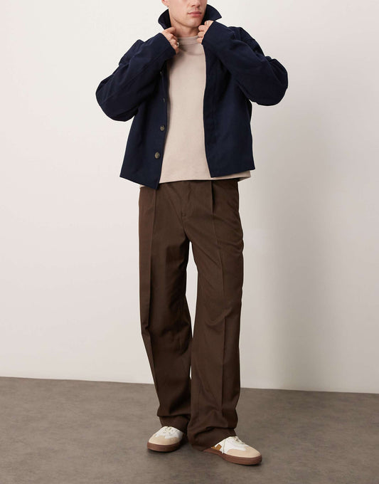 Smart Wide Fit Trousers