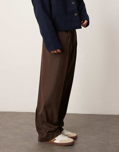 Smart Wide Fit Trousers
