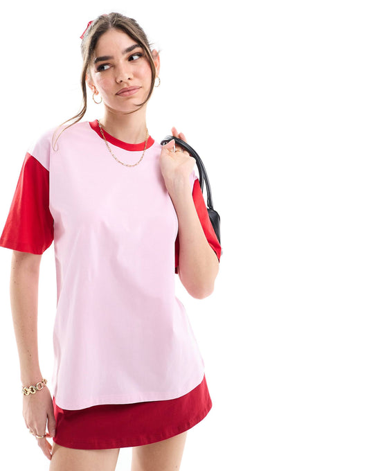 Colourblock Oversized T-Shirt